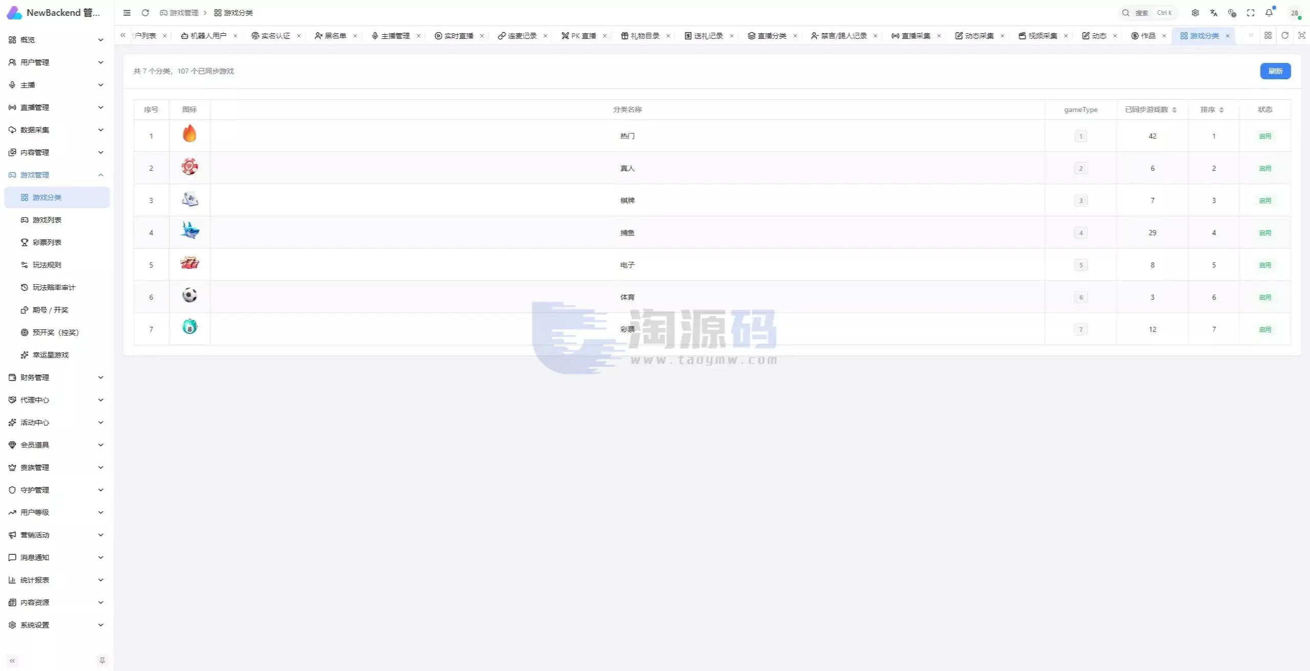 直播带互动功能全新UI彩种系统源码｜Flutter客户端+NestJS后台+Vue管理后台含部署教程带搭建文档