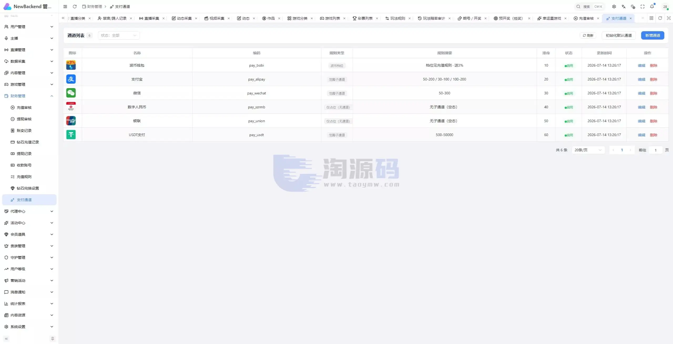 直播带互动功能全新UI彩种系统源码｜Flutter客户端+NestJS后台+Vue管理后台含部署教程带搭建文档