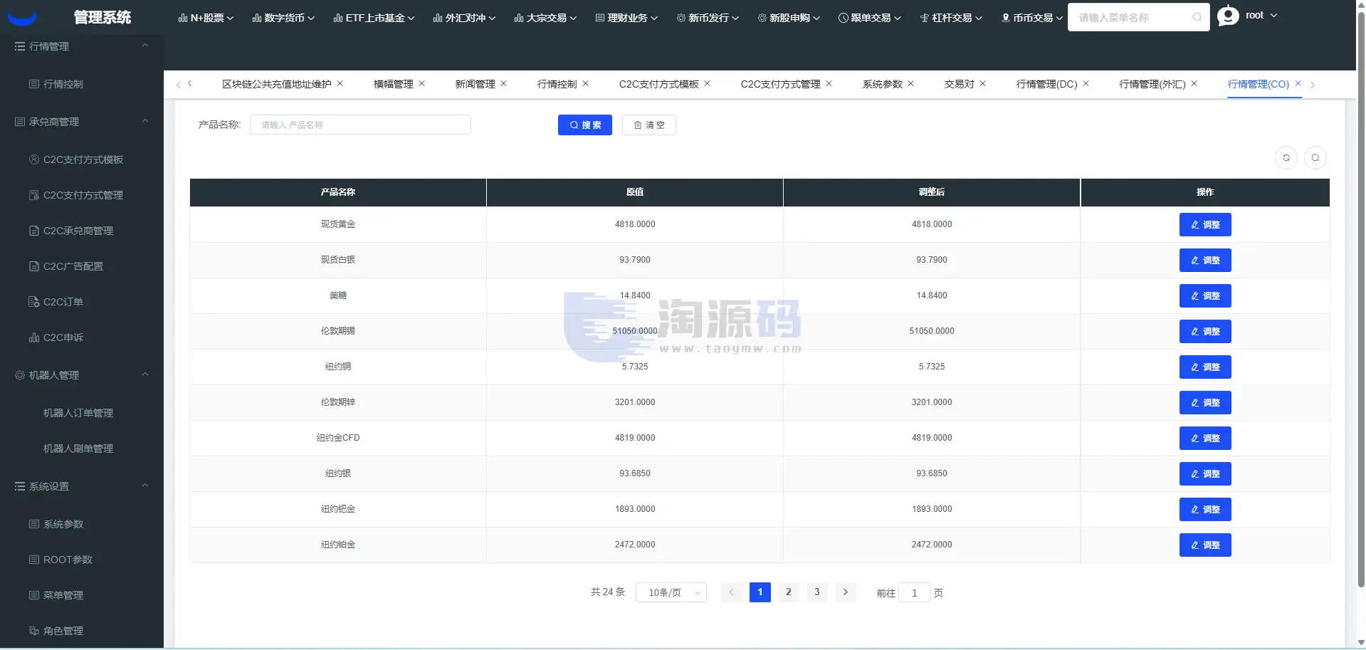 新UI综合交易平台源码 C2C功能交易 数字资产交易行情 多市场数据接口 Vue+PHP全可商用开源版