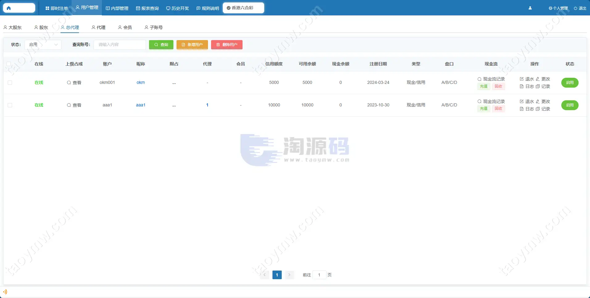 2026新版AC信誉盘源码/现金模式/ABCD盘系统番摊玩法USC升级版/后台管理带改单功能
