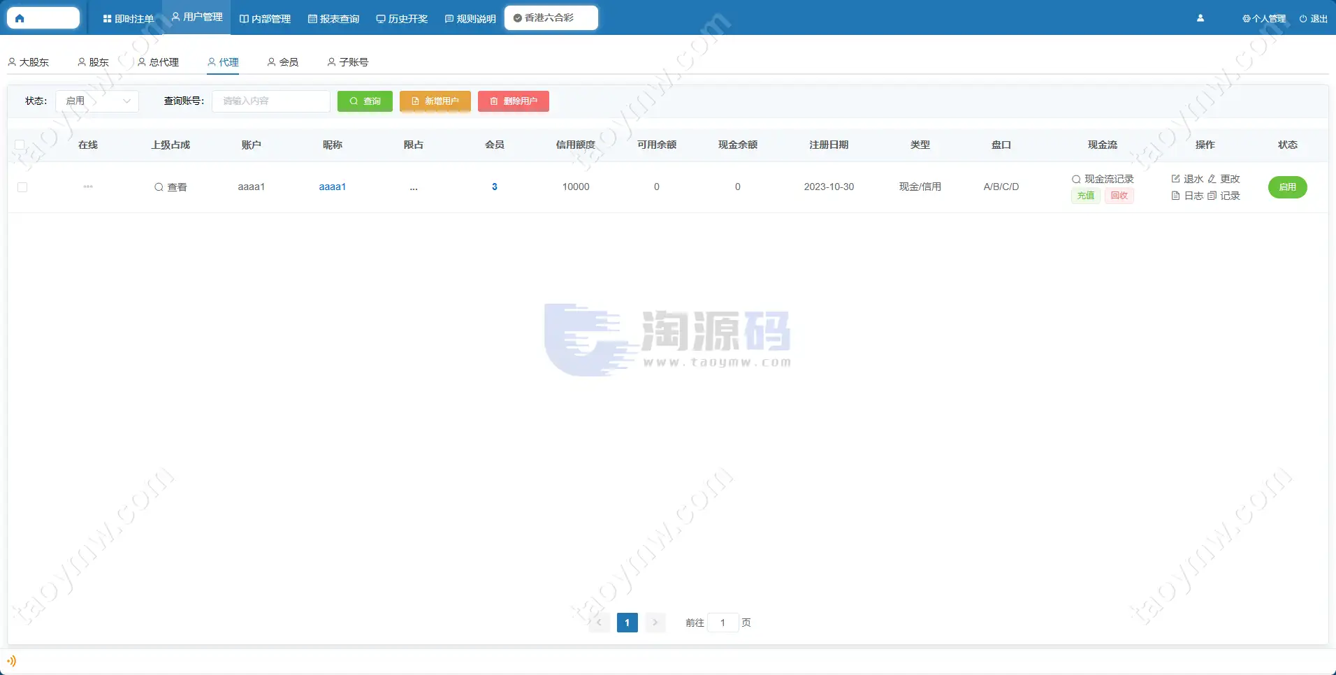 2026新版AC信誉盘源码/现金模式/ABCD盘系统番摊玩法USC升级版/后台管理带改单功能