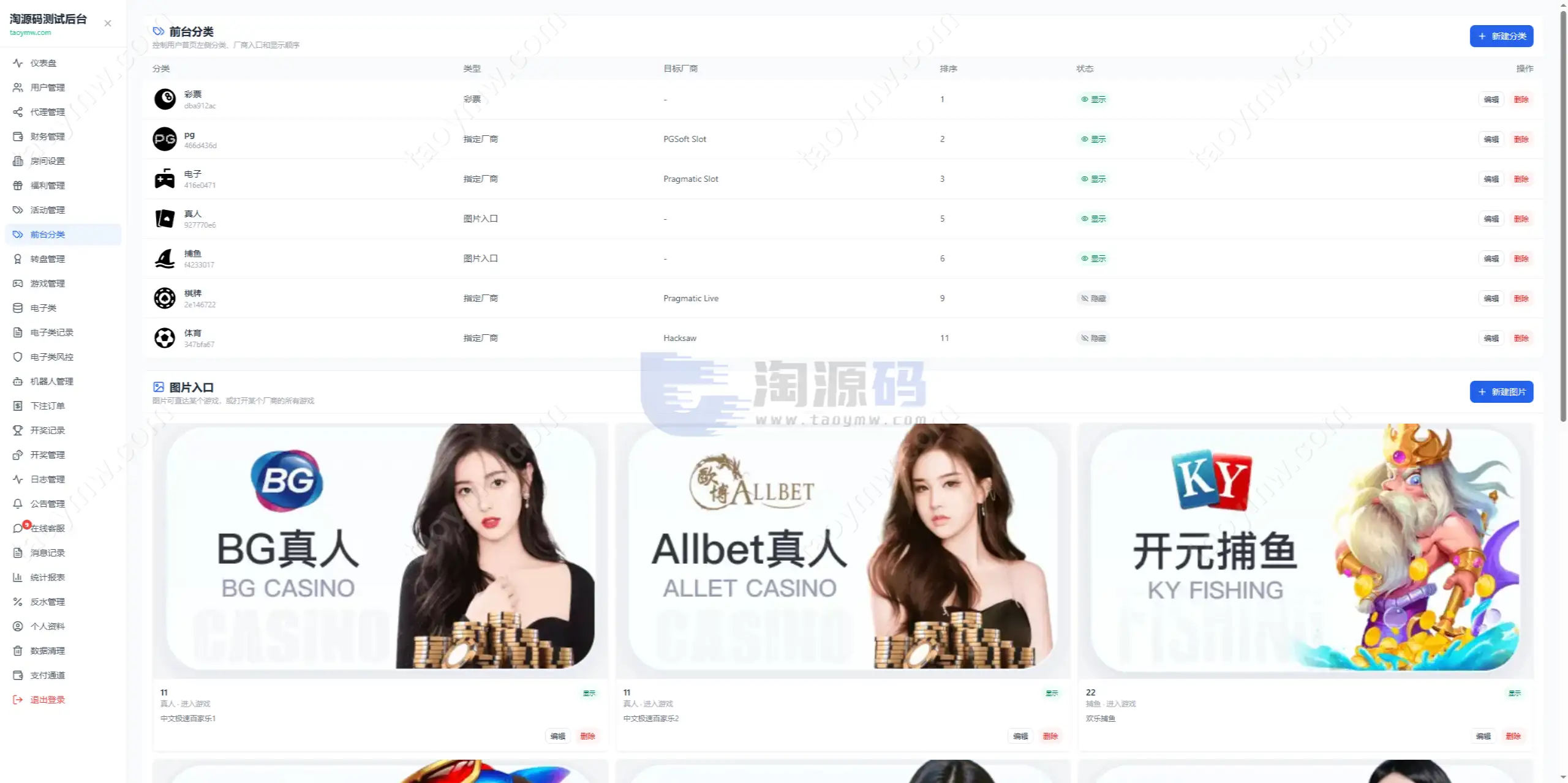 全新新盈彩票综合盘源码｜可控彩票电子游戏平台 | 多功能运营后台·VIP会员活动管理系统