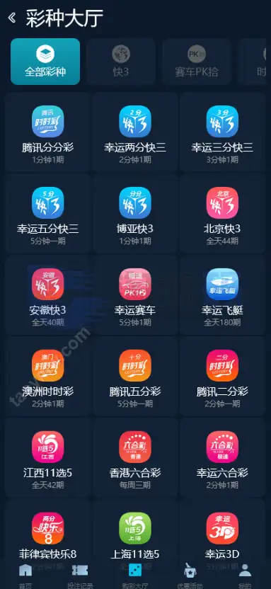 完整无缺运营版五国语言大富聚星博亚彩种系统信用模式源码｜大富彩种系统